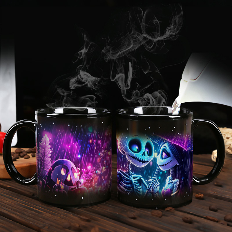 Starry-Rainbow Umbrella，Halloween Color Changing Mug Magic Mug.