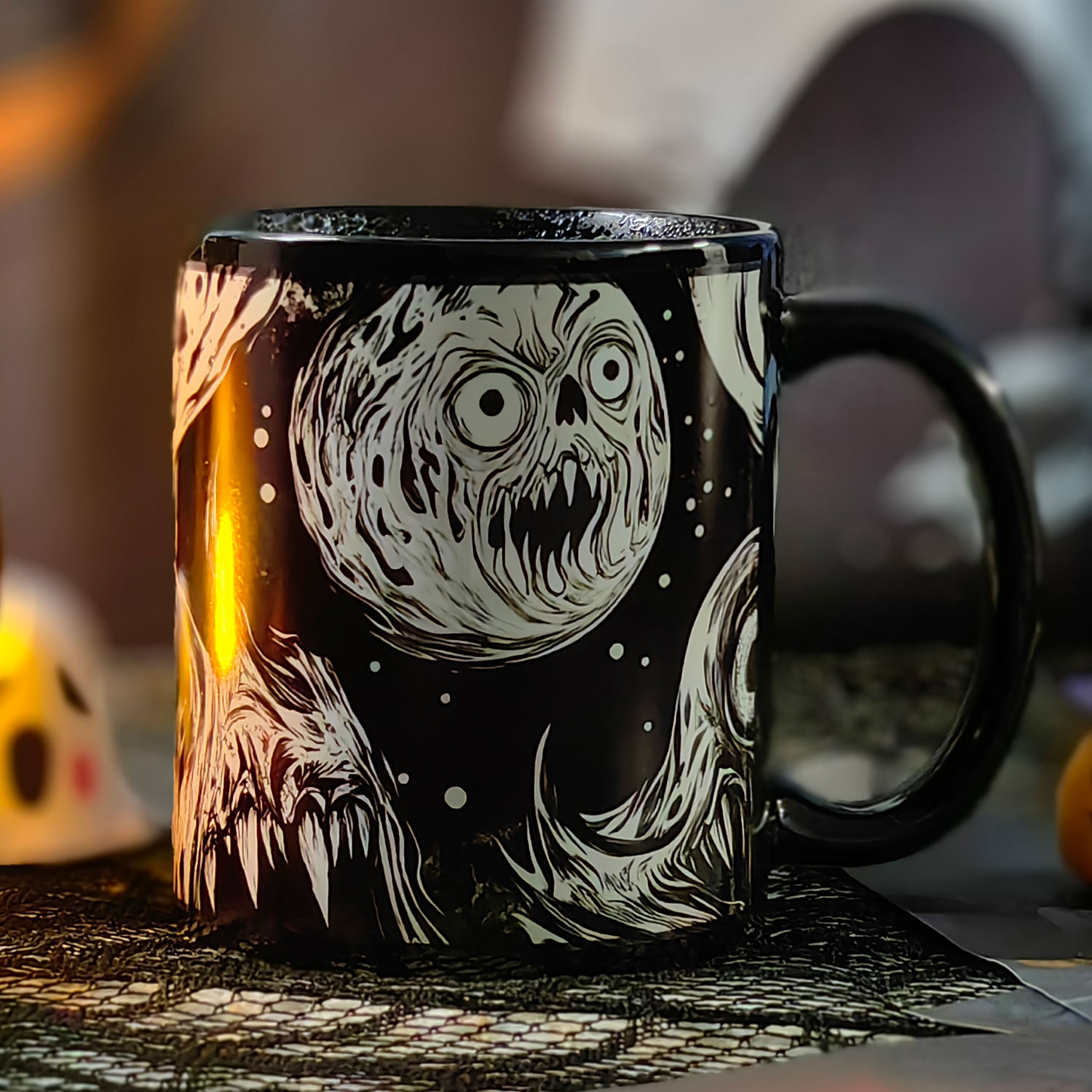 Starry-Ghost，Color Changing Mug Magic Mug.