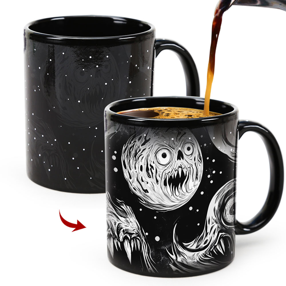 Starry-Ghost，Color Changing Mug Magic Mug.