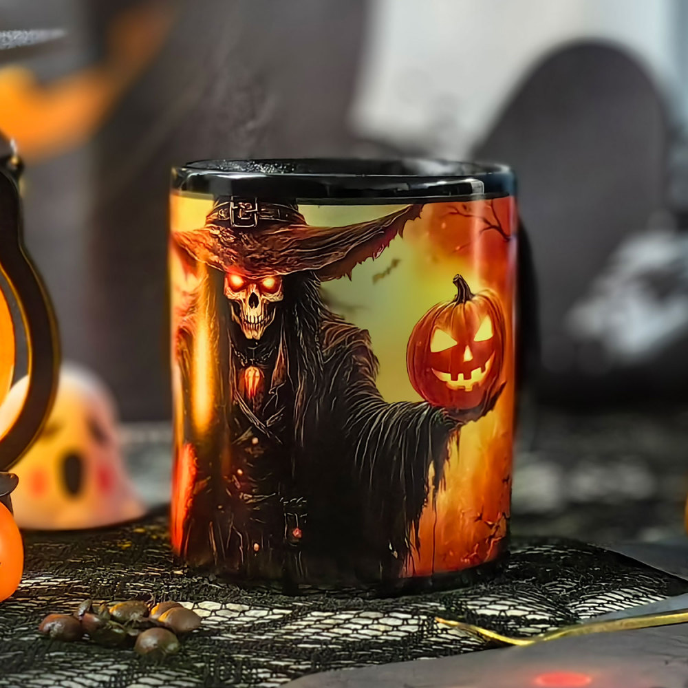 Starry-Wizard，Halloween Color Changing Mug Magic Mug.