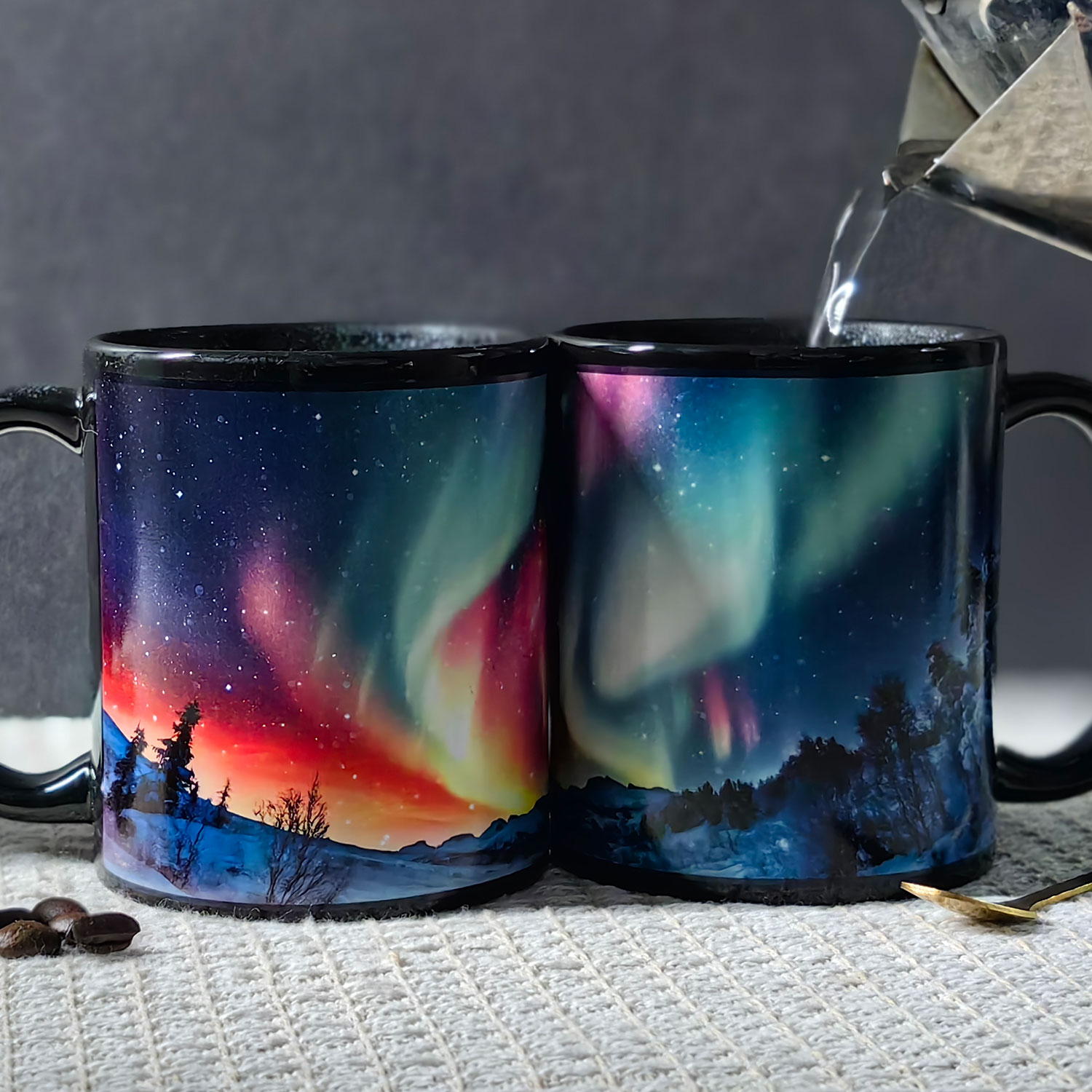 Starry Sky-Aurora B Color Changing Mug Magic Mug.