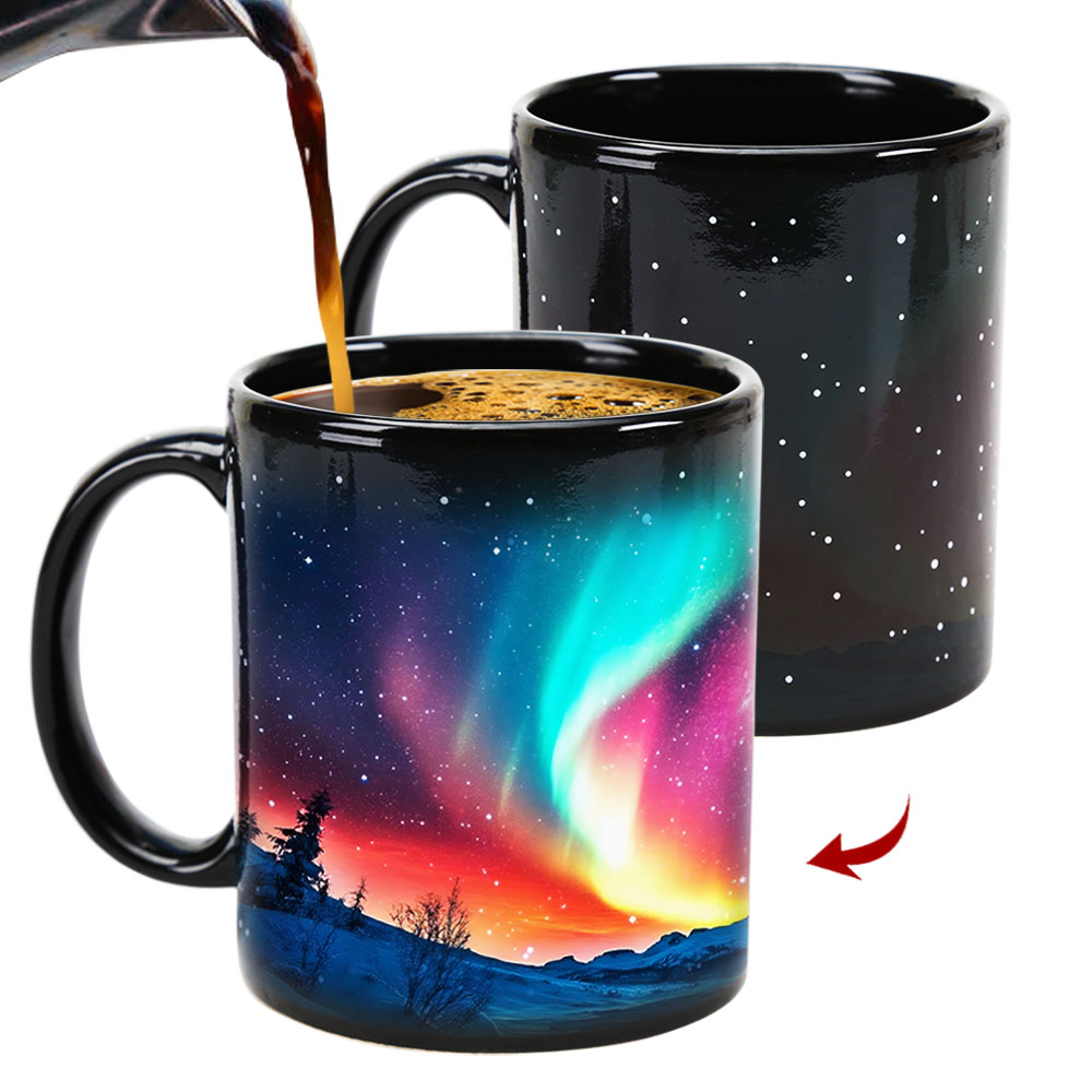 Starry Sky-Aurora B Color Changing Mug Magic Mug.