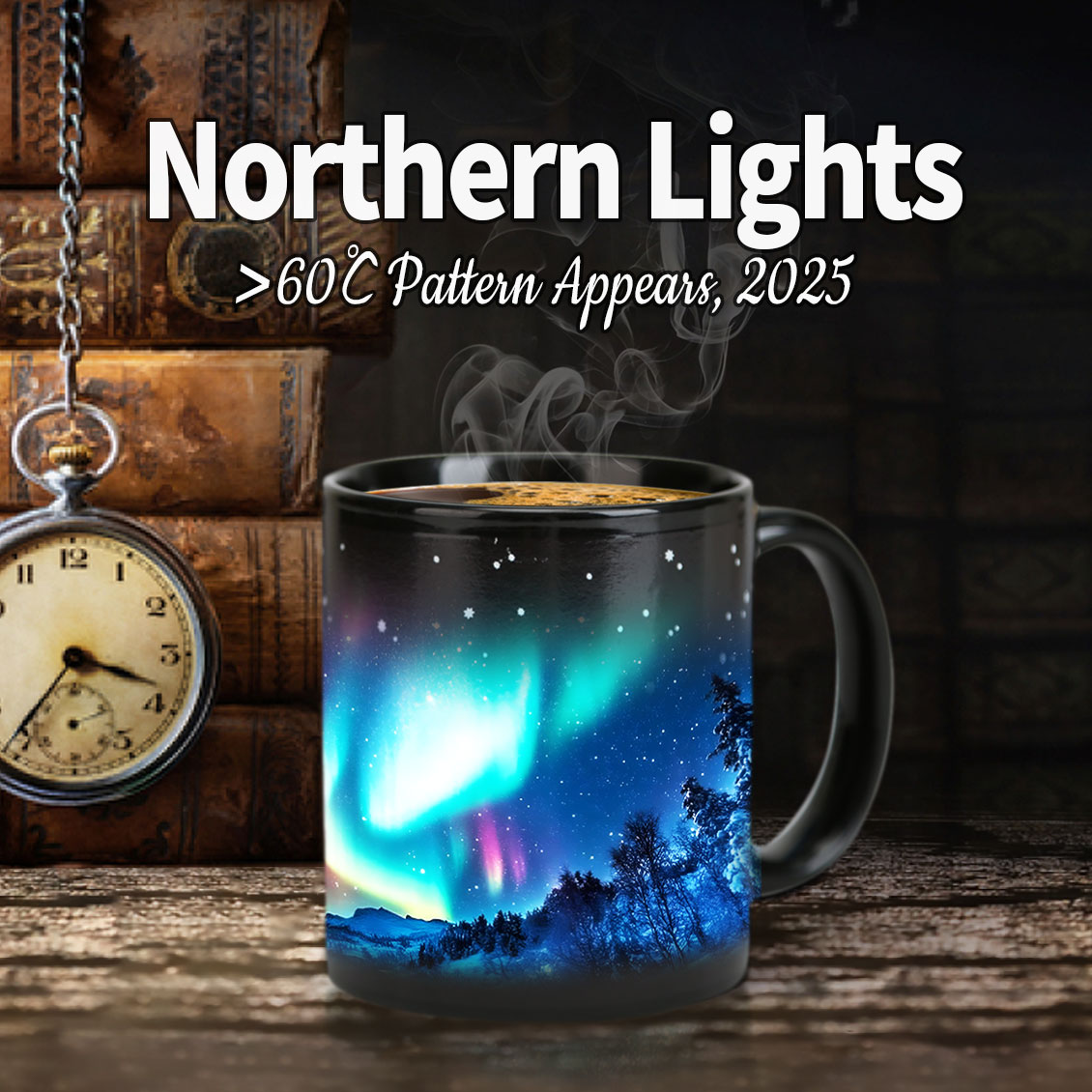 Starry Sky-Aurora B Color Changing Mug Magic Mug.