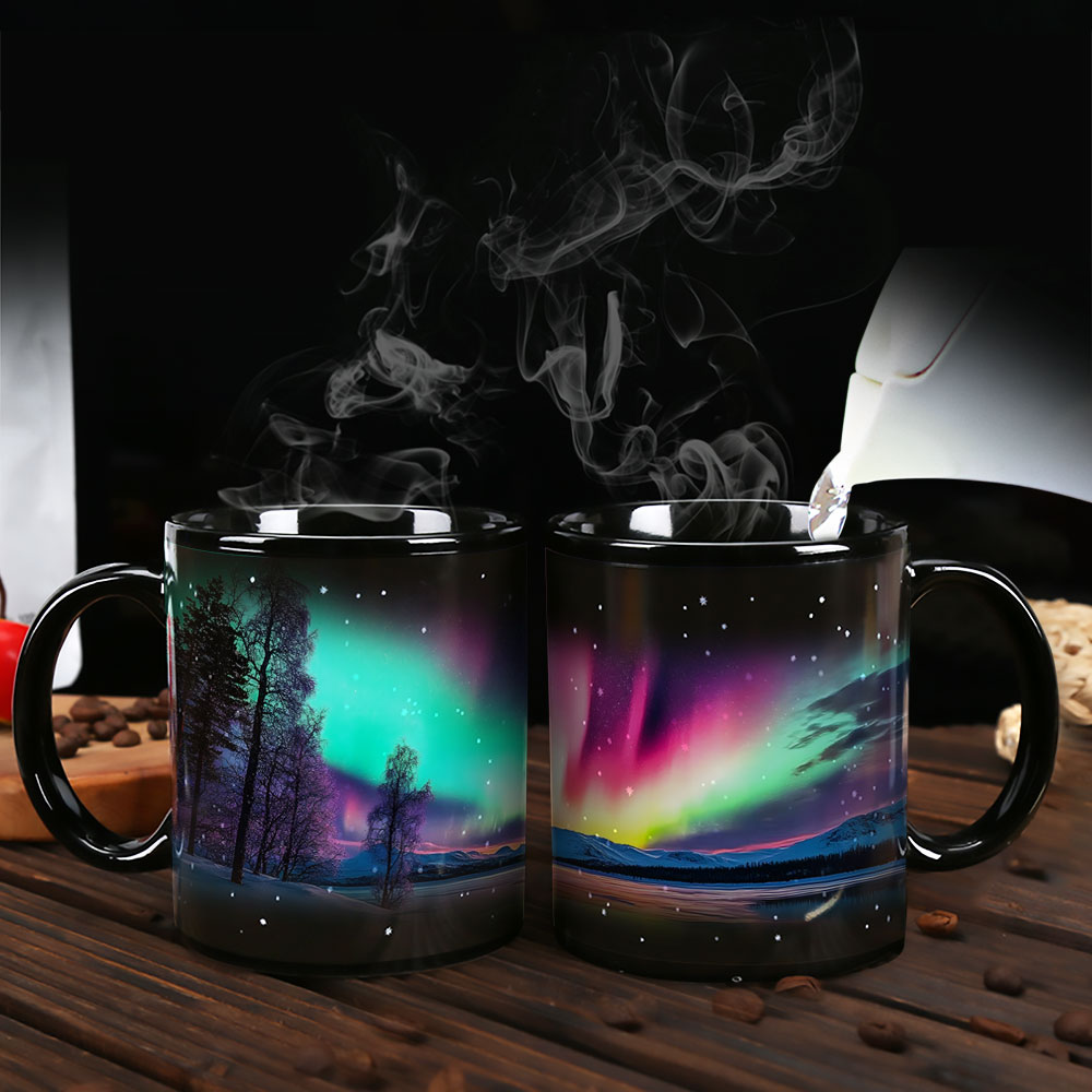 Starry Sky - Aurora A Color Changing Mug Magic Mug.