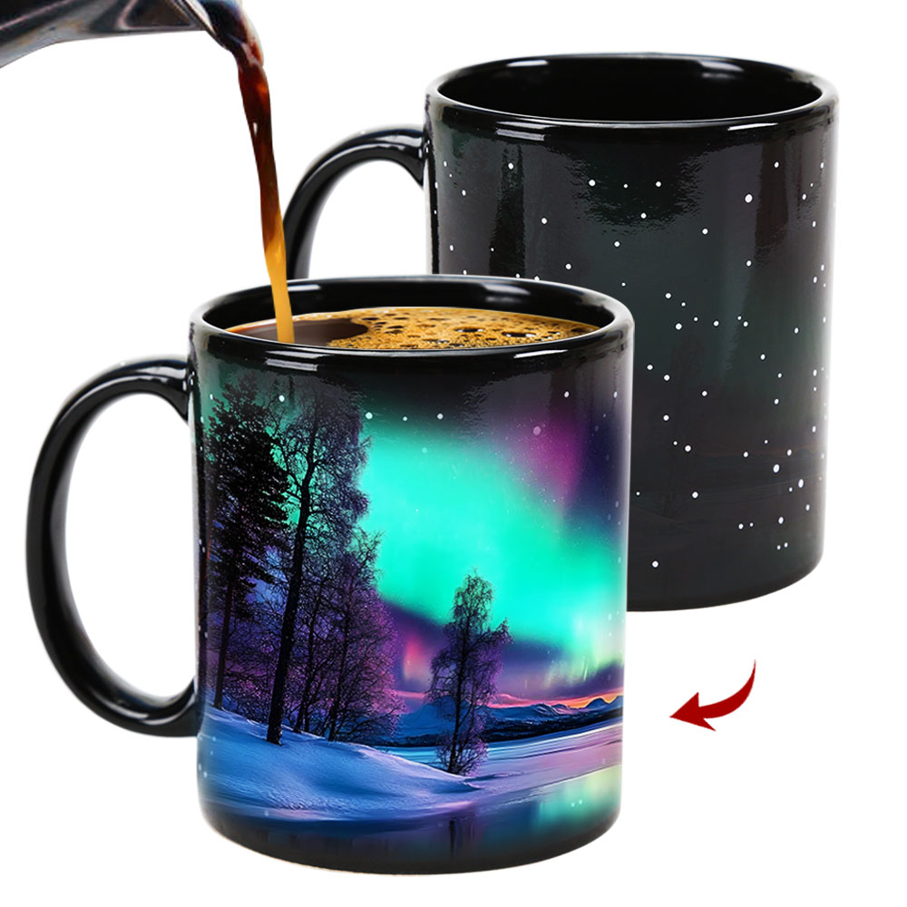 Starry Sky - Aurora A Color Changing Mug Magic Mug.