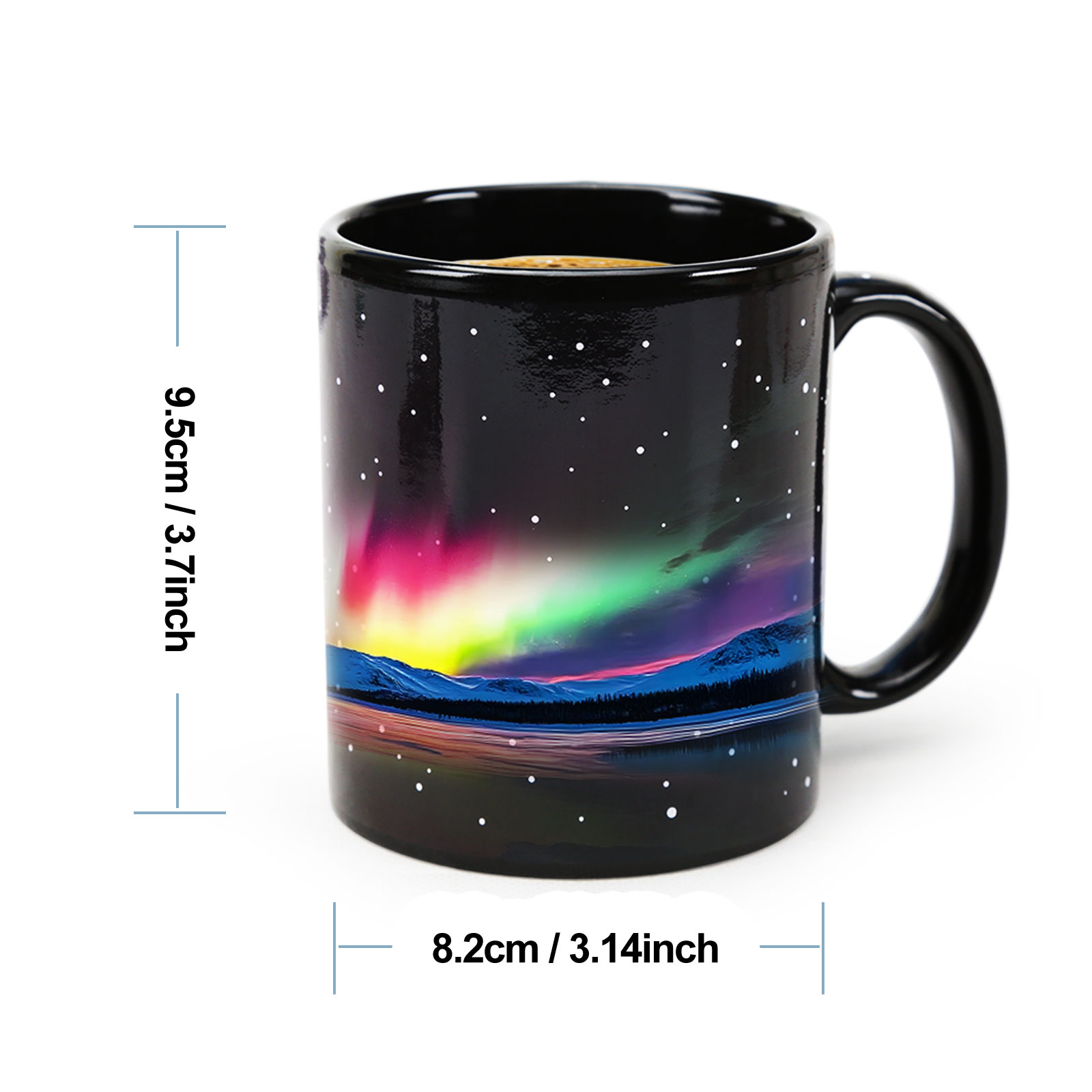 Starry Sky - Aurora A Color Changing Mug Magic Mug.