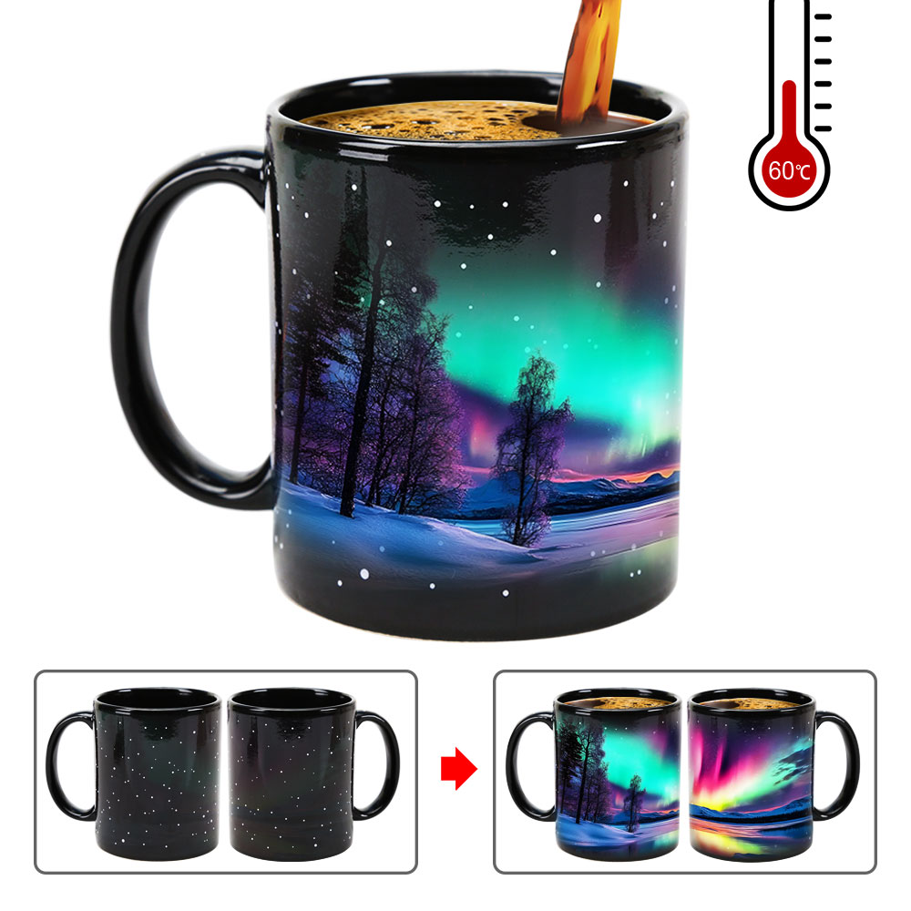 Starry Sky - Aurora A Color Changing Mug Magic Mug.