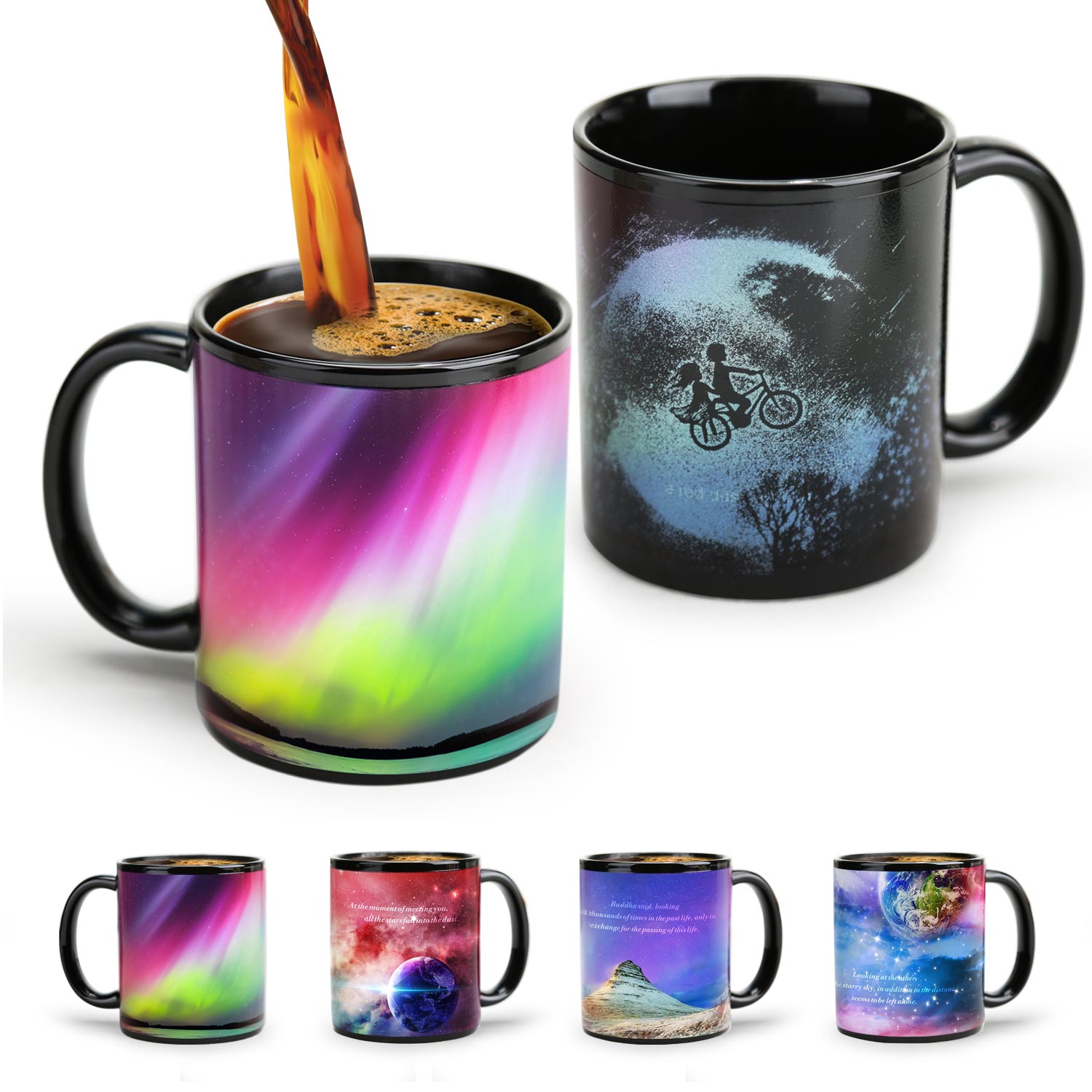 Romantic-Aurora Color Changing Mug Magic Mug.