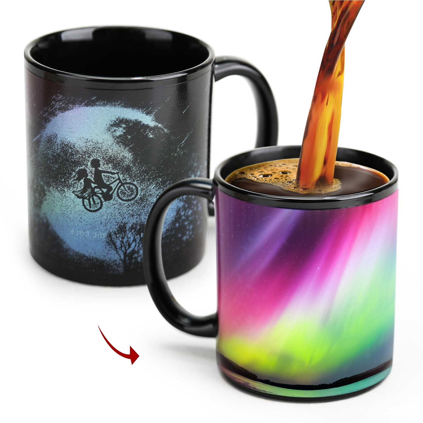 Romantic-Aurora Color Changing Mug Magic Mug.