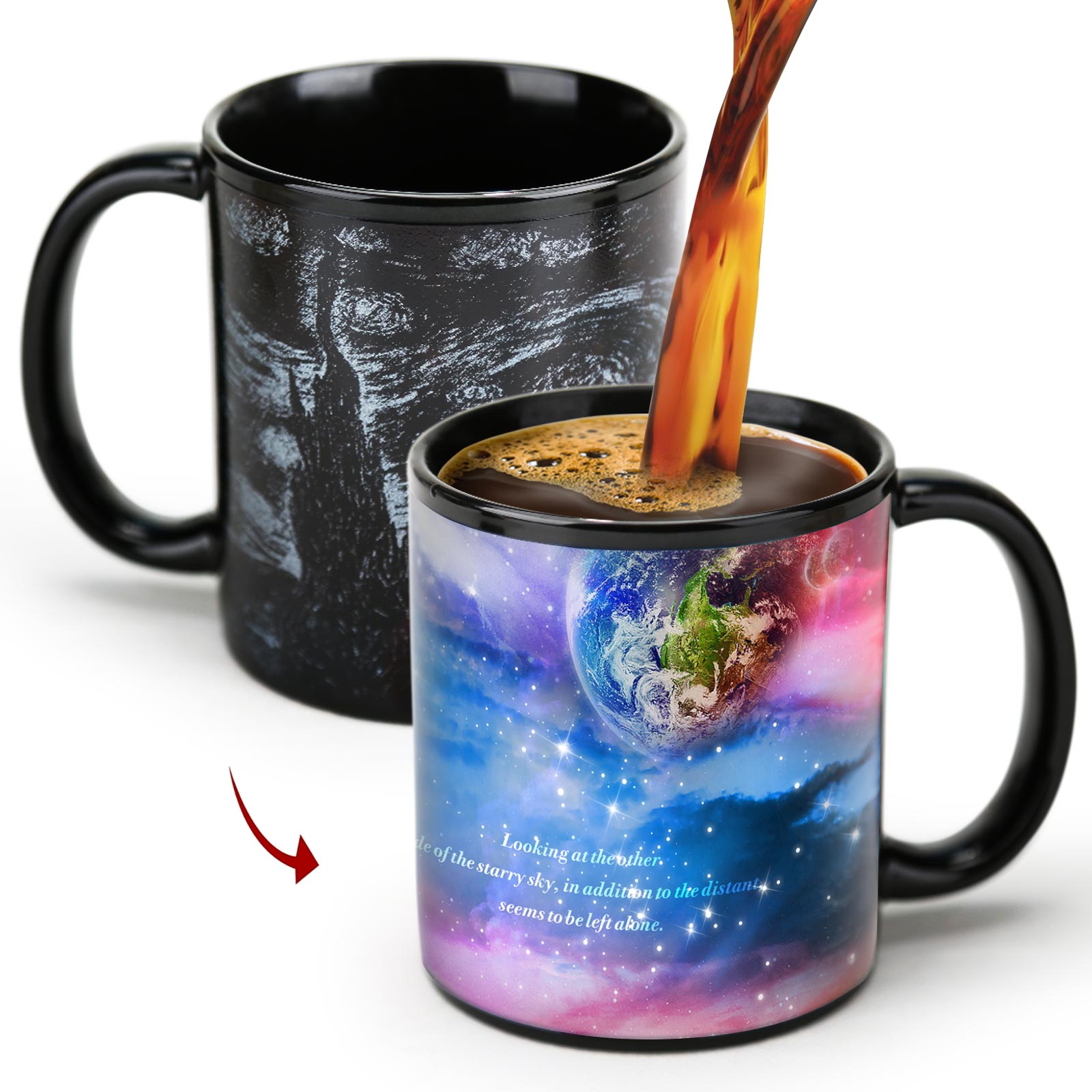 Van Gogh-Starry Sky Color Changing Mug Magic Mug.