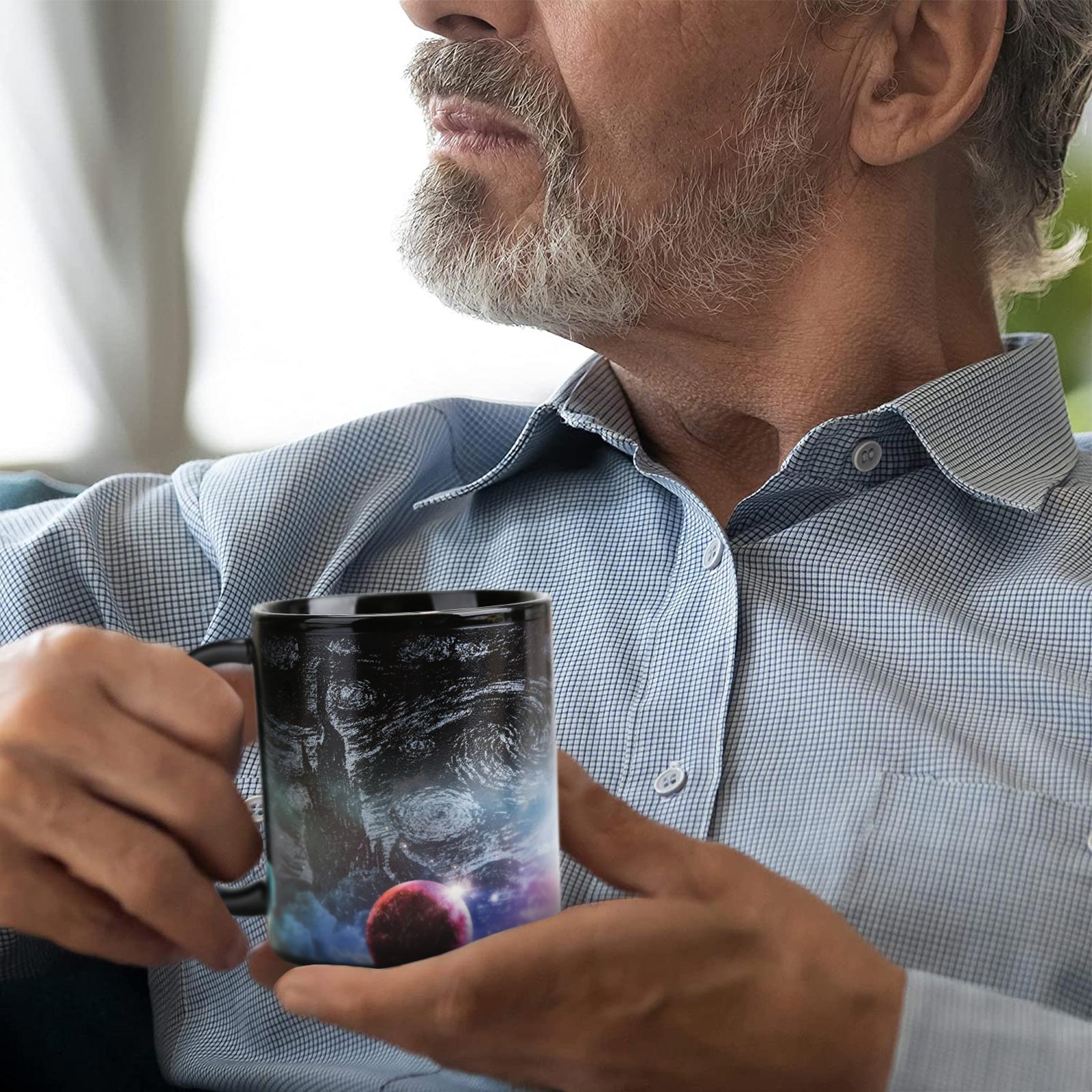 Van Gogh-Starry Sky Color Changing Mug Magic Mug.