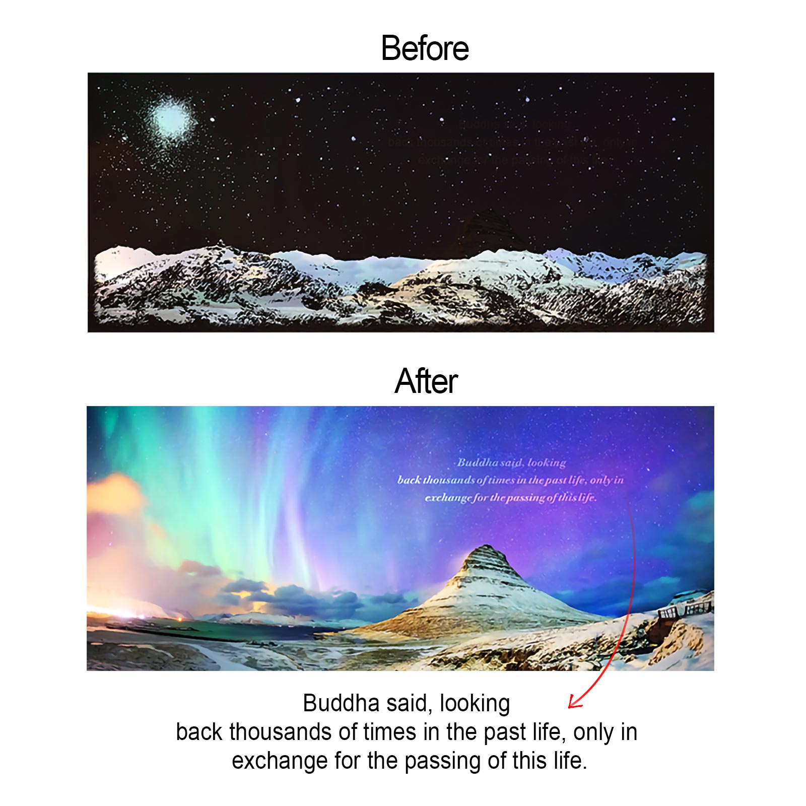 Wilderness-Aurora Color Changing Mug Magic Mug.