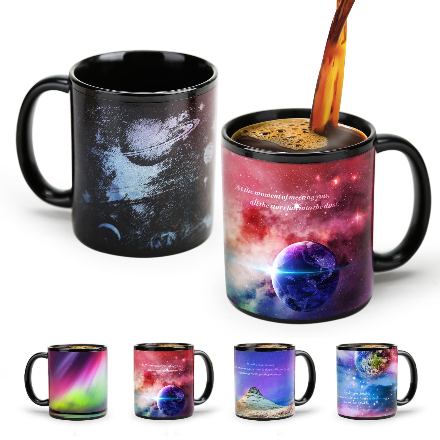 Starry Sky-Roaming Color Changing Mug Magic Mug.