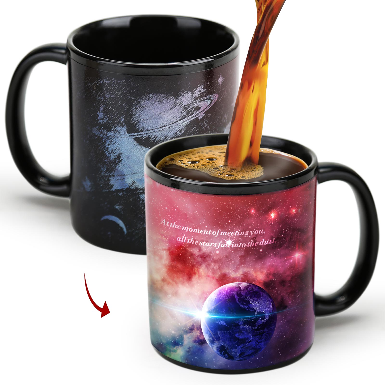 Starry Sky-Roaming Color Changing Mug Magic Mug.