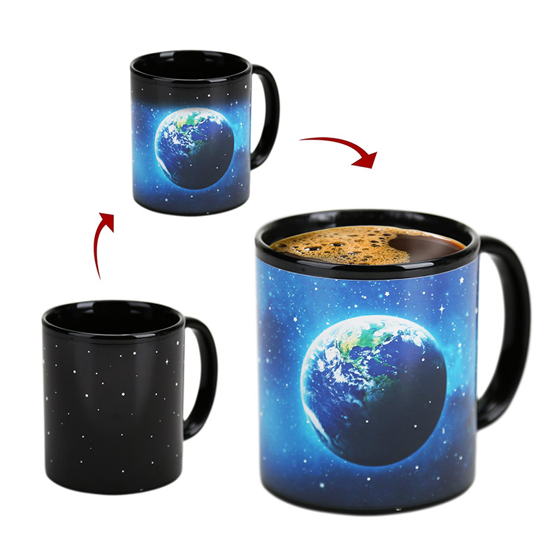 Starry Sky-Earth Moon Color Changing Mug Magic Mug.