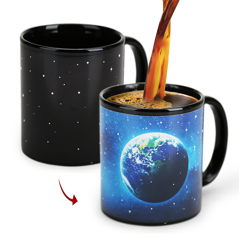 Starry Sky-Earth Moon Color Changing Mug Magic Mug.
