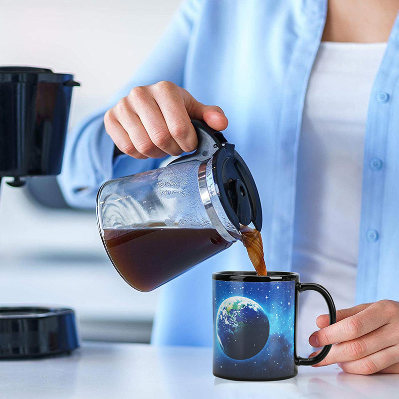 Starry Sky-Earth Moon Color Changing Mug Magic Mug.