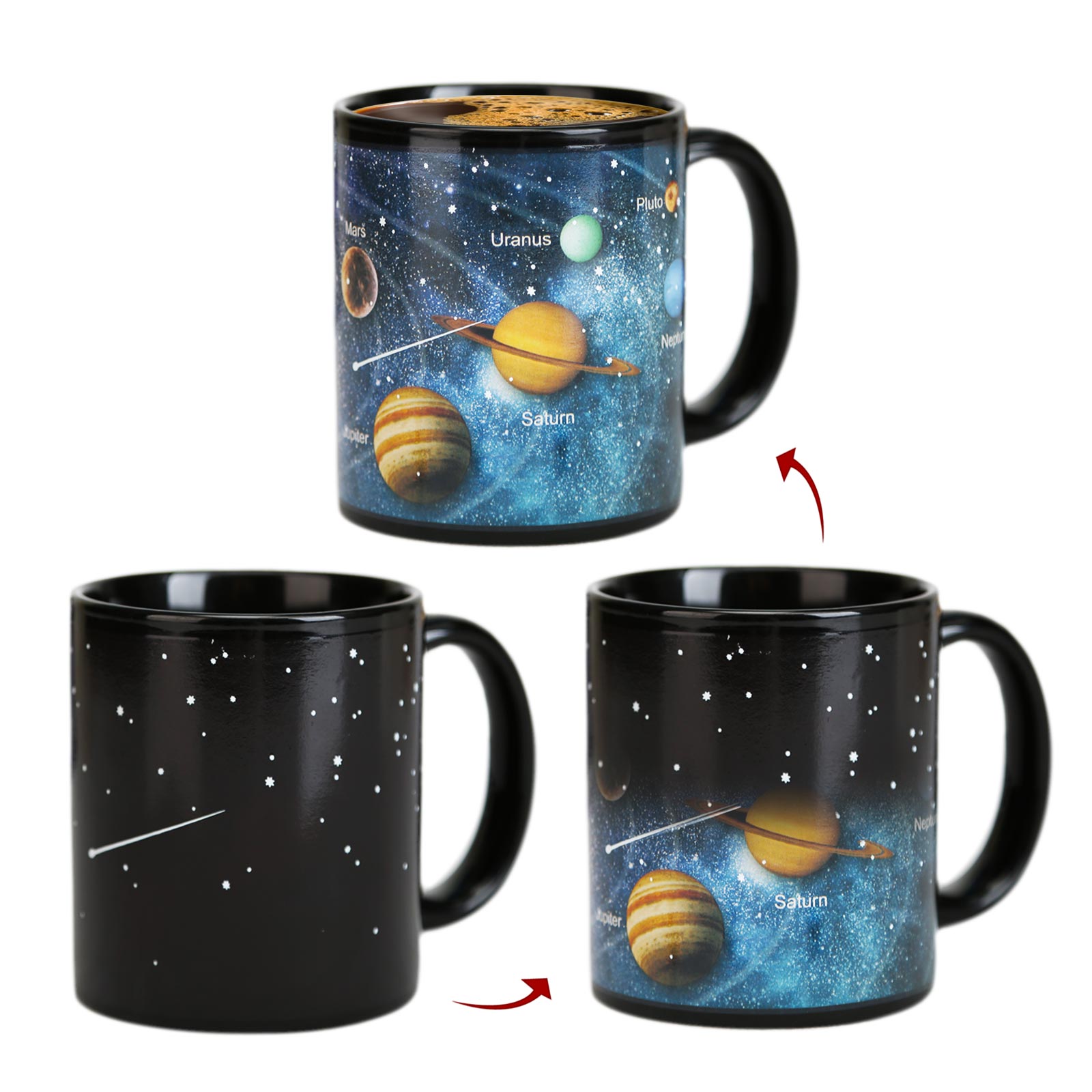 Starry Sky- Solar System Color Changing Mug Magic Mug.