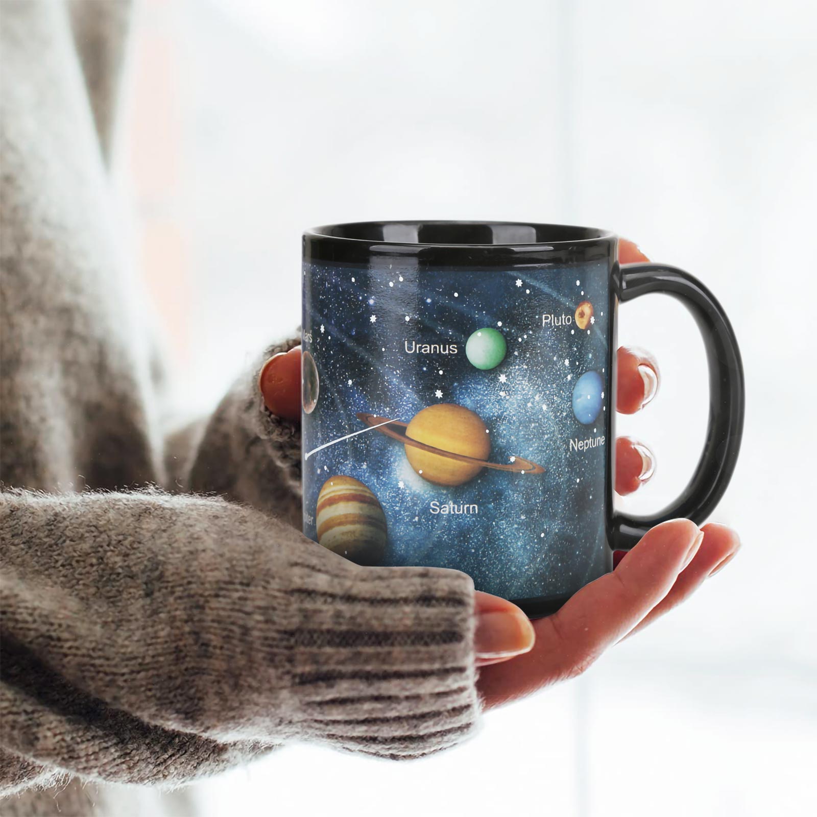 Starry Sky- Solar System Color Changing Mug Magic Mug.