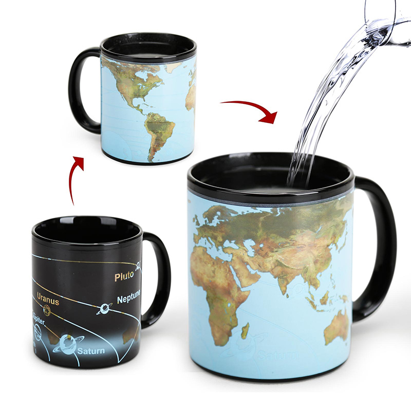 Solar System-Earth Color Changing Mug Magic Mug.