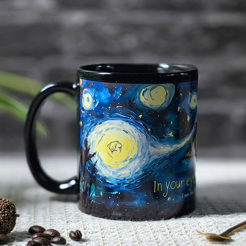 Starry Sky-Eyes of Van Gogh Color Changing Mug Magic Mug.