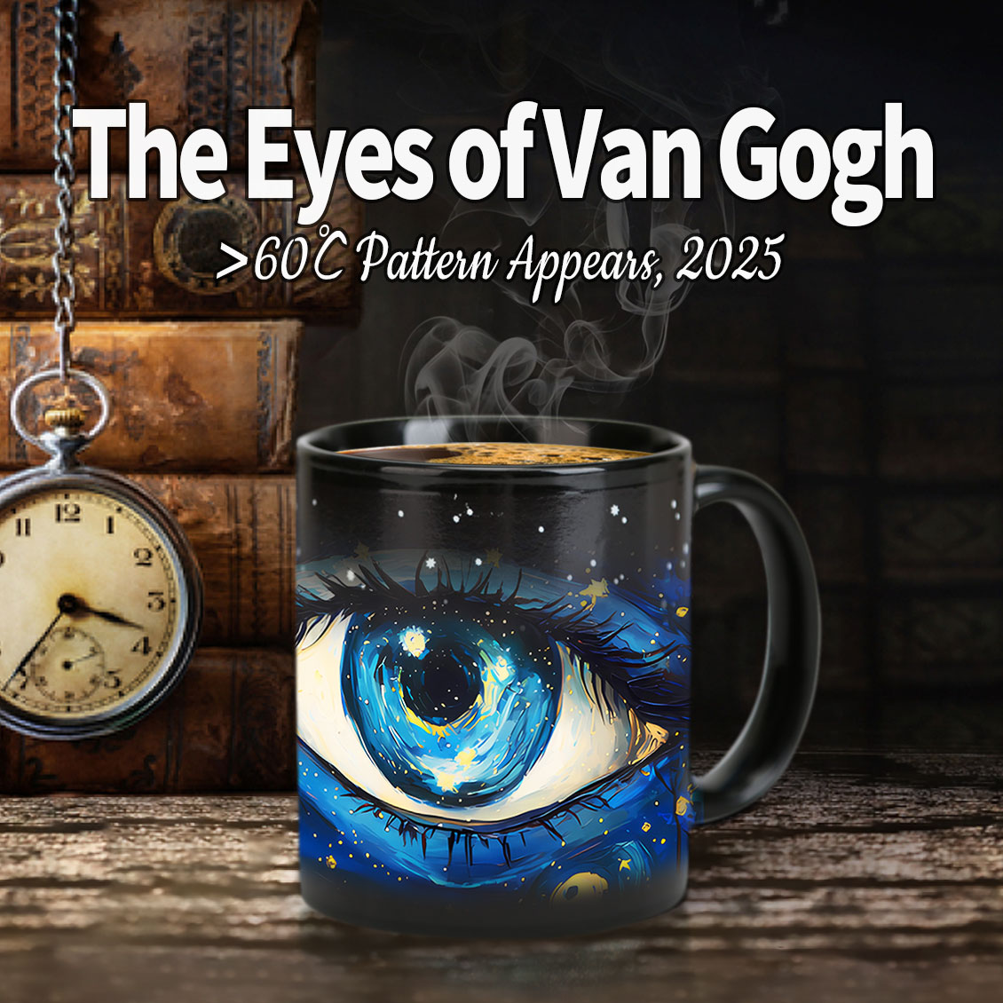 Starry Sky-Eyes of Van Gogh Color Changing Mug Magic Mug.