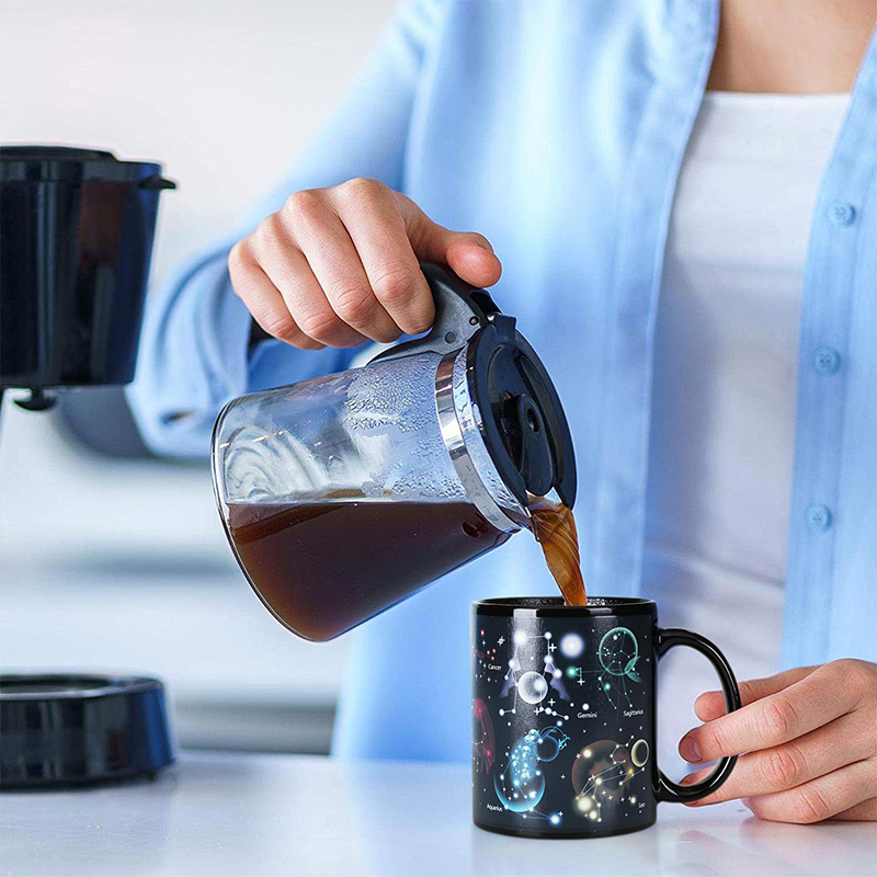 Starry Sky - 12 Constellations B，Color Changing Mug Magic Mug.