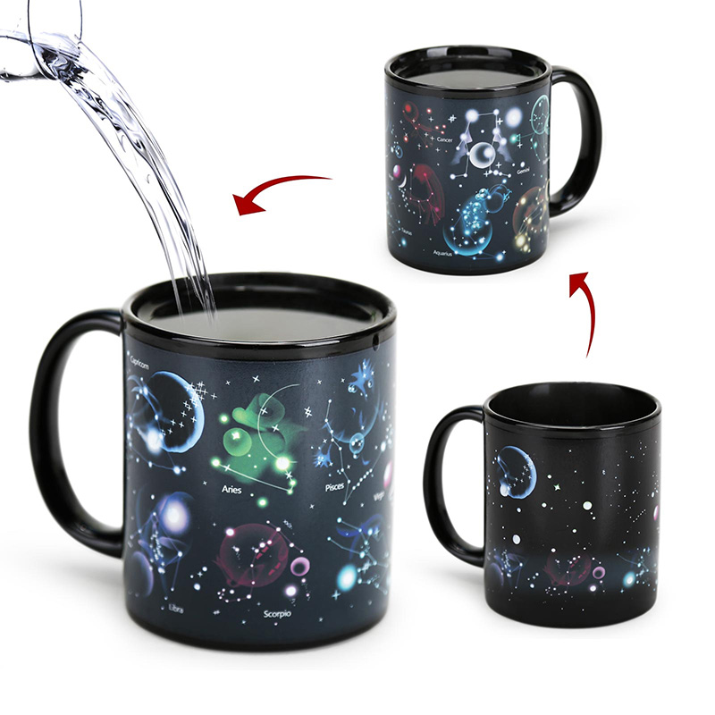 Starry Sky - 12 Constellations B，Color Changing Mug Magic Mug.