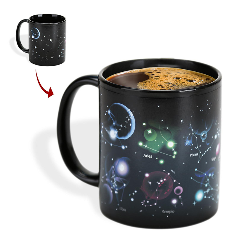 Starry Sky - 12 Constellations B，Color Changing Mug Magic Mug.