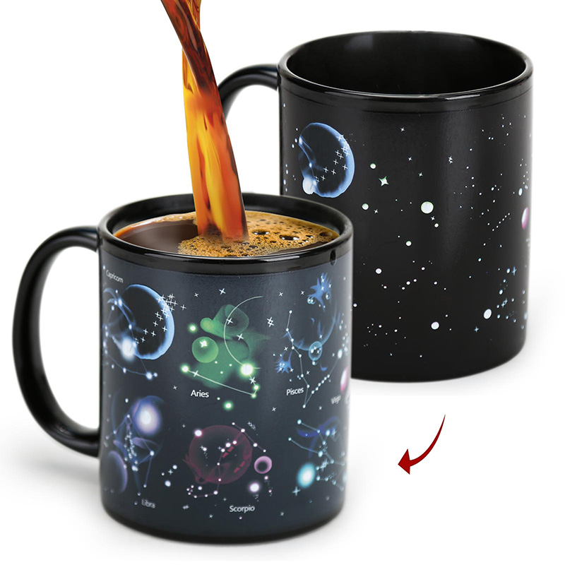Starry Sky - 12 Constellations B，Color Changing Mug Magic Mug.