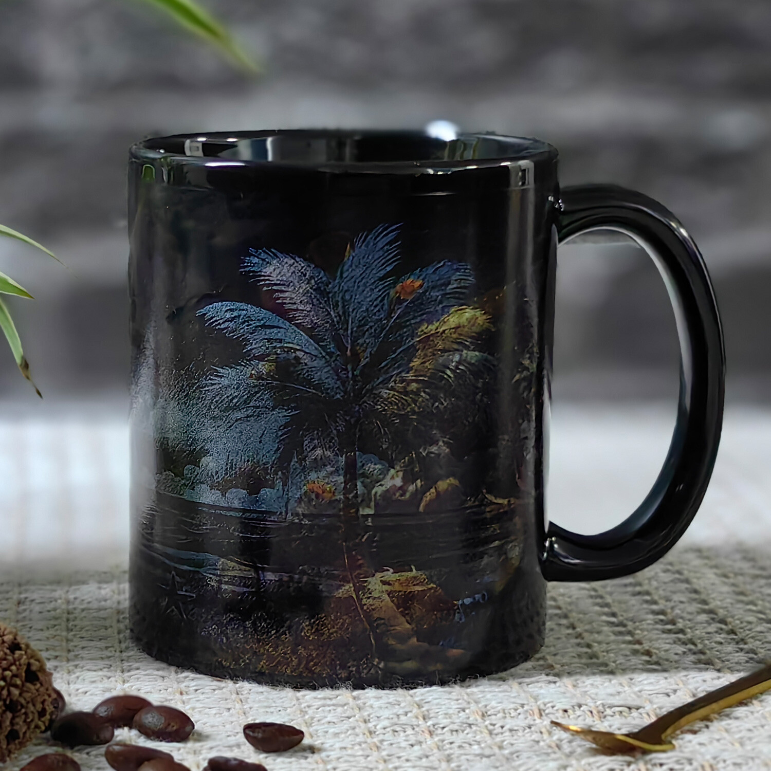 Seaside - Octopus，Ocean Color Changing Mug Magic Mug.
