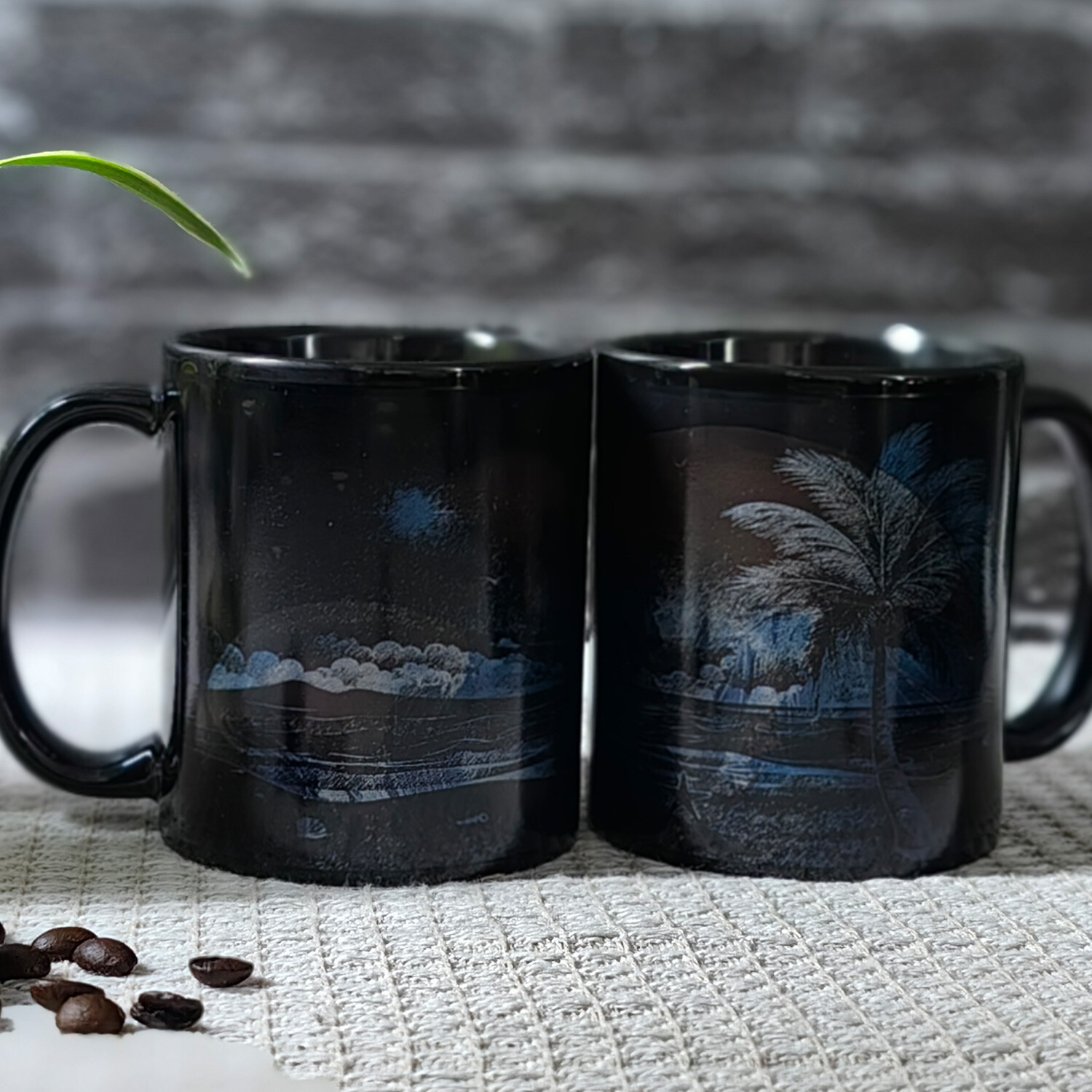 Seaside - Jellyfish，Ocean Color Changing Mug Magic Mug.