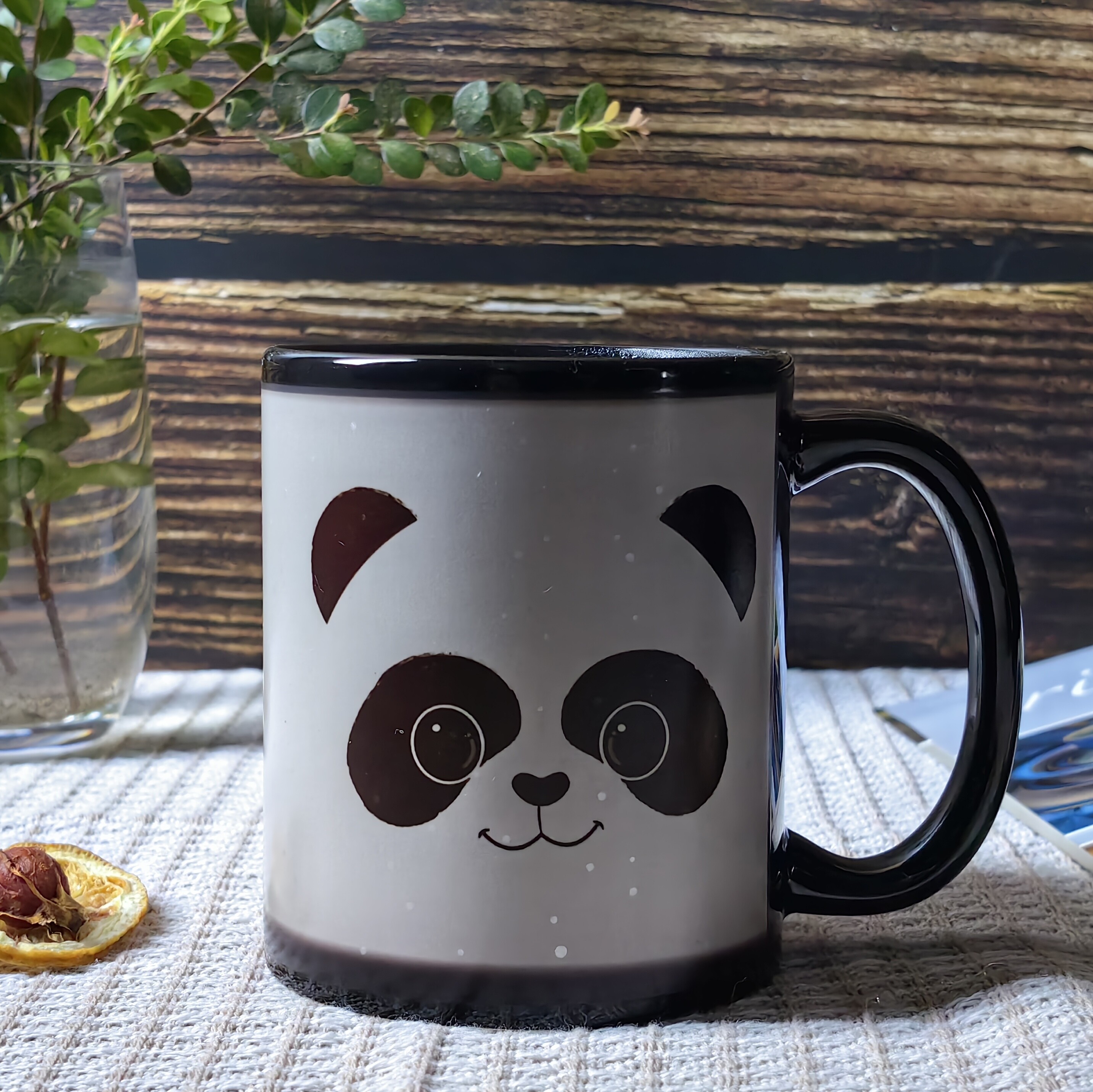 Starry Sky-Panda，animal Color Changing Mug Magic Mug.