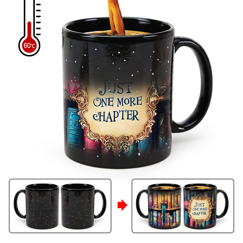 Starry Sky-Magic Bookshelf, Color Changing Mug Magic Mug.