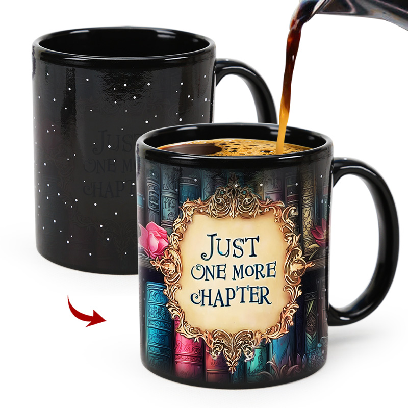 Starry Sky-Magic Bookshelf, Color Changing Mug Magic Mug.