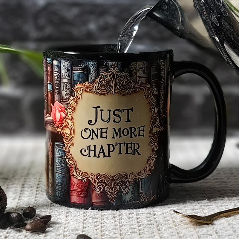 Starry Sky-Magic Bookshelf, Color Changing Mug Magic Mug.