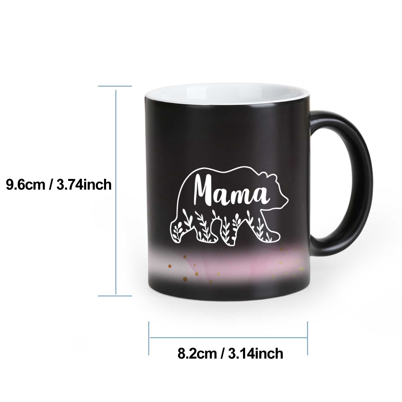 Bear Mama, Mother's Day Color Changing Mug Magic Mug.