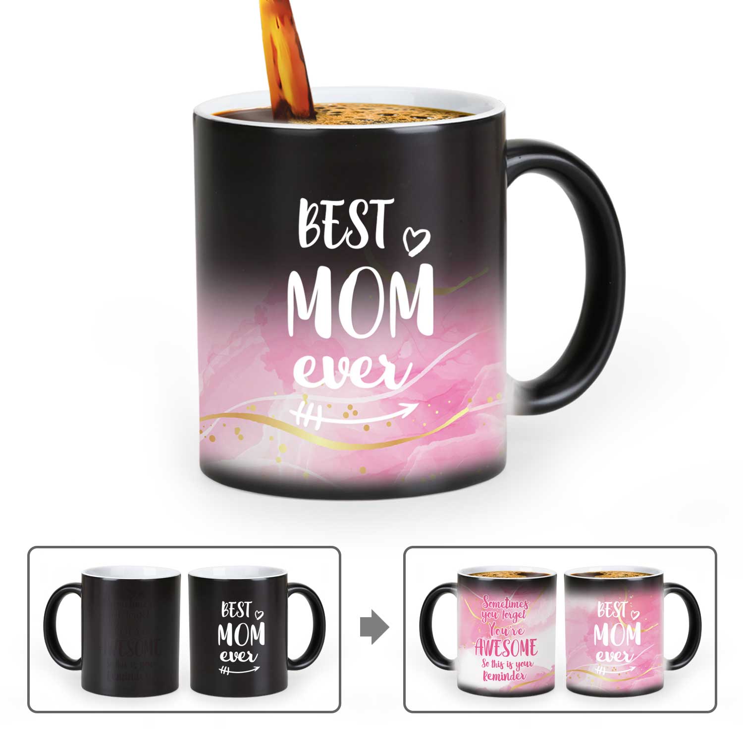 Best MOM Ever, Mother's Day Color Changing Mug Magic Mug.