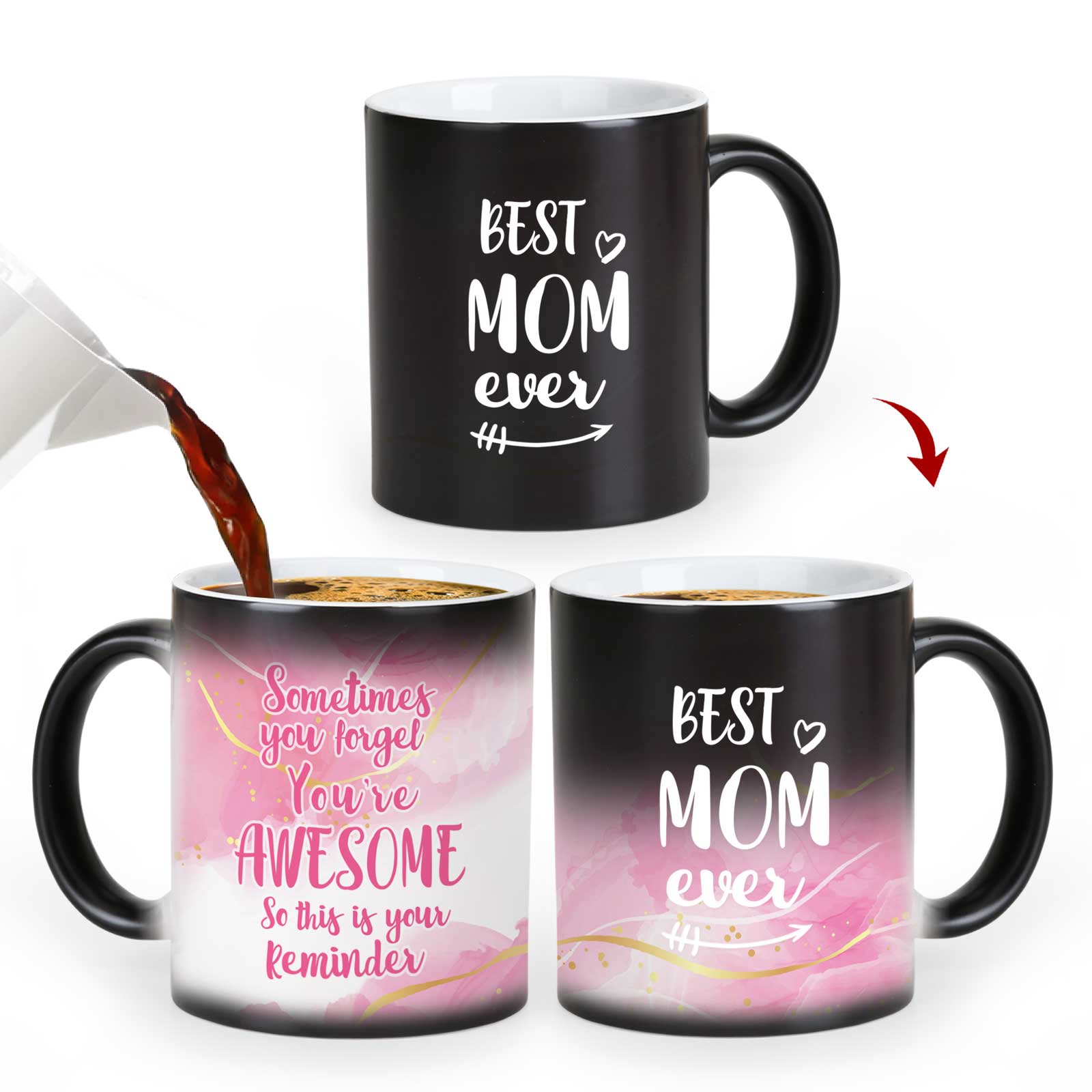 Best MOM Ever, Mother's Day Color Changing Mug Magic Mug.