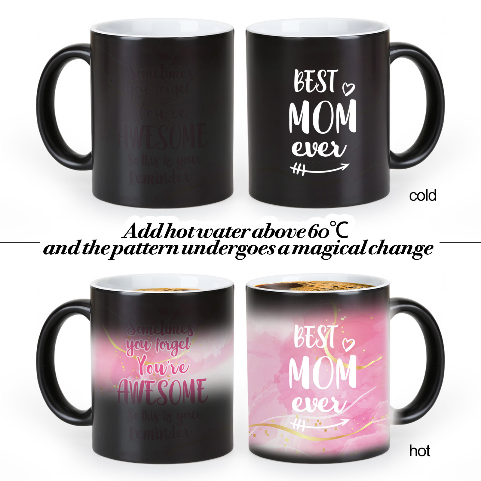 Best MOM Ever, Mother's Day Color Changing Mug Magic Mug.
