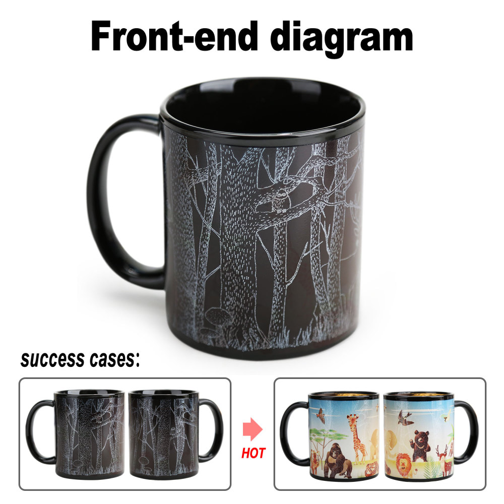 Custom color-changing mugs with preset patterns, custom designs based on your own patterns, and batch color-changing mugs