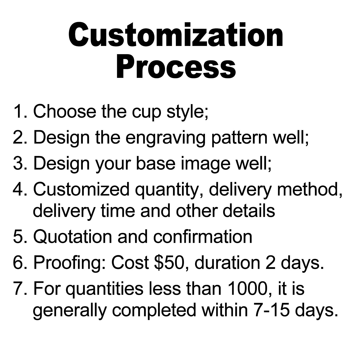 Carve your logo and text, customize your pattern, and batch customize color-changing mugs