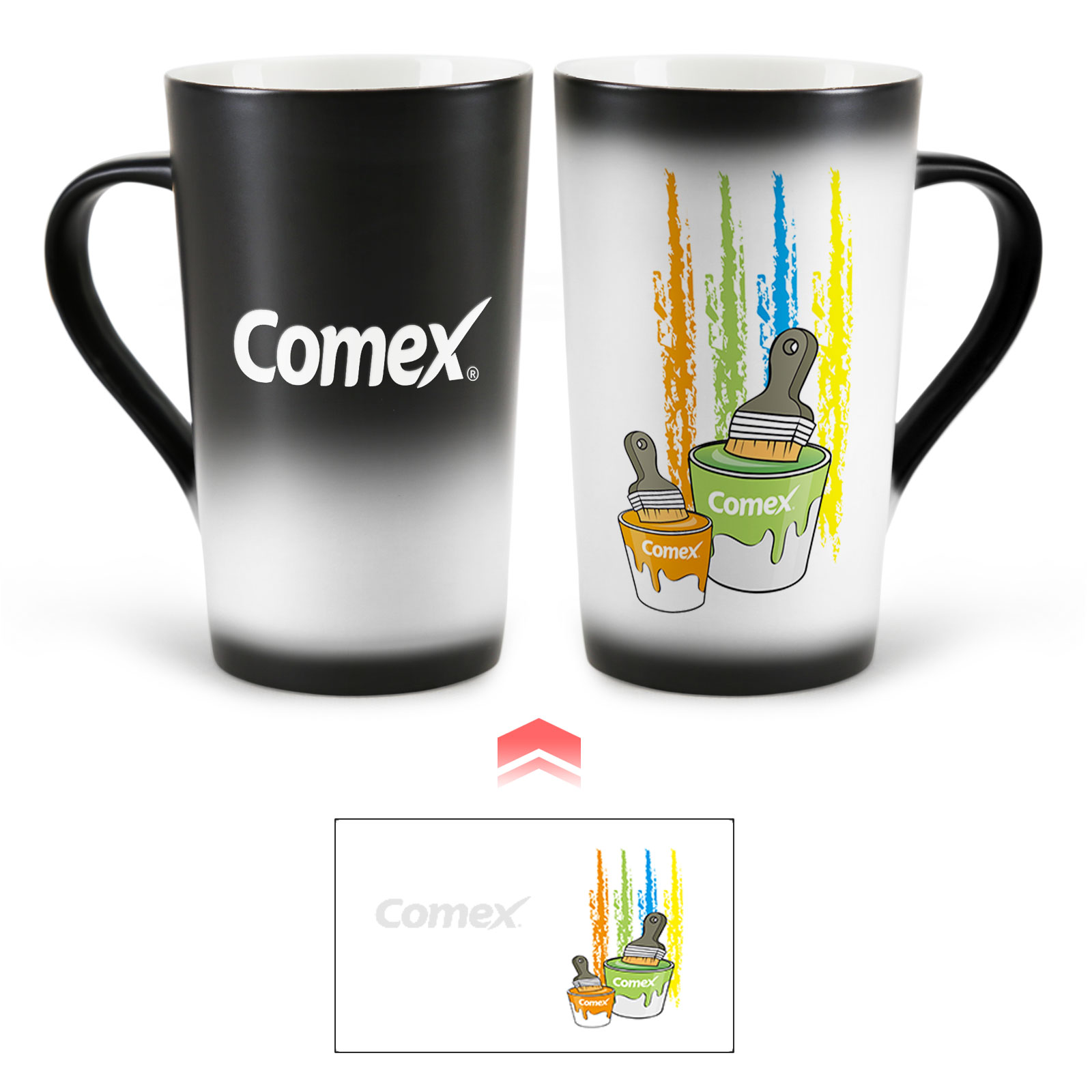 Carve your logo and text, customize your pattern, and batch customize color-changing mugs