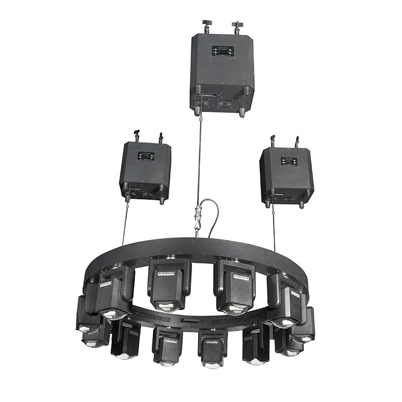 12*80W Lifting Infinite Rotating Beam Light