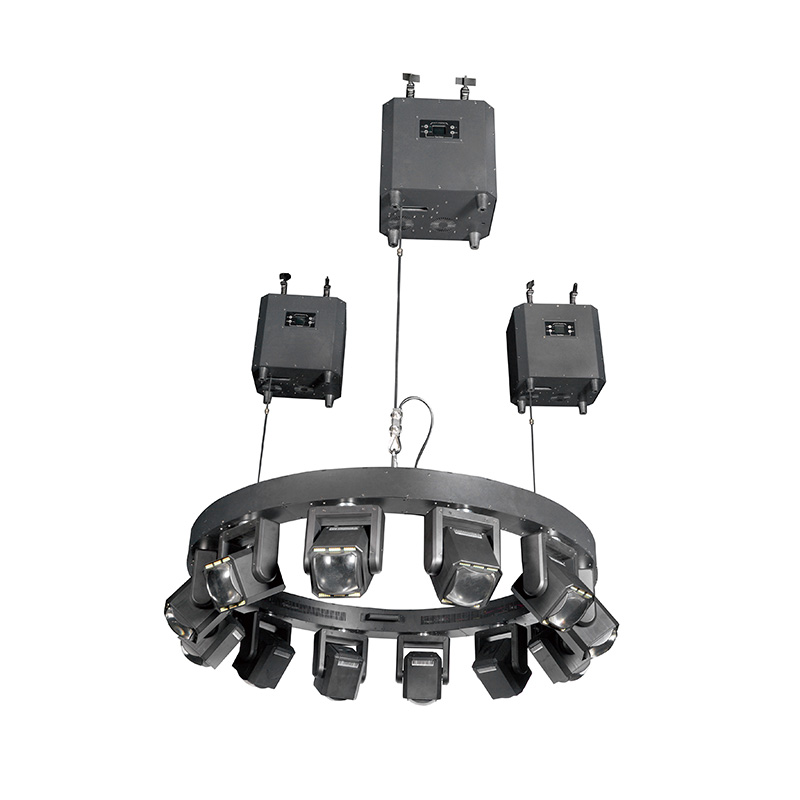 12*80W Lifting Infinite Rotating Beam Light