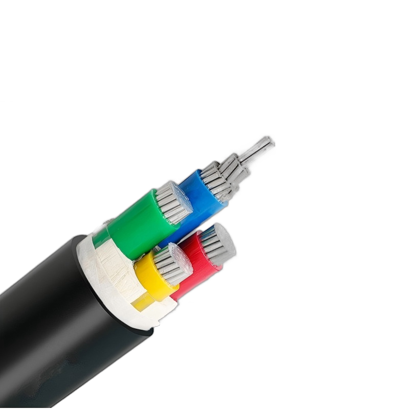 4 Cores XLPE Insulated PVC Sheathed Aluminum Cable Unarmoured 0.6/1kV 4 Cores XLPE Insulated PVC Sheathed Aluminum Cable Unarmoured 0.6/1kV