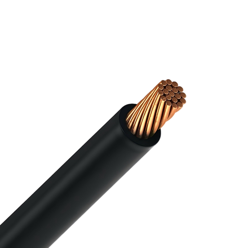 Building Wire Cable THW 1/0 AWG Copper Conductor 19 Strands 600V Building Wire Cable THW 1/0 AWG Copper Conductor 19 Strands 600V