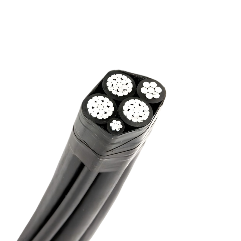 NFC 33-209 Aerial Bundle Conductor ABC Cable 3x95+54.6+16mm2 NFC 33-209 Aerial Bundle Conductor ABC Cable 3x95+54.6+16mm2