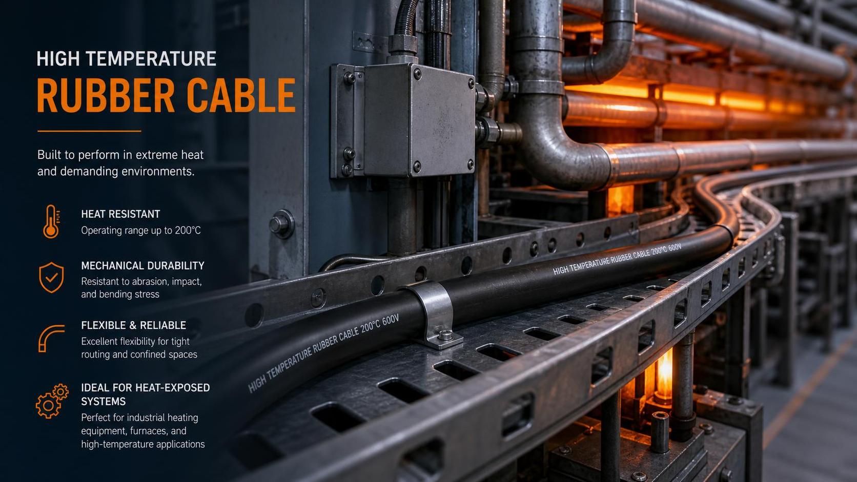 When Is High Temperature Rubber Cable the Right Choice for Heat-Exposed Systems?