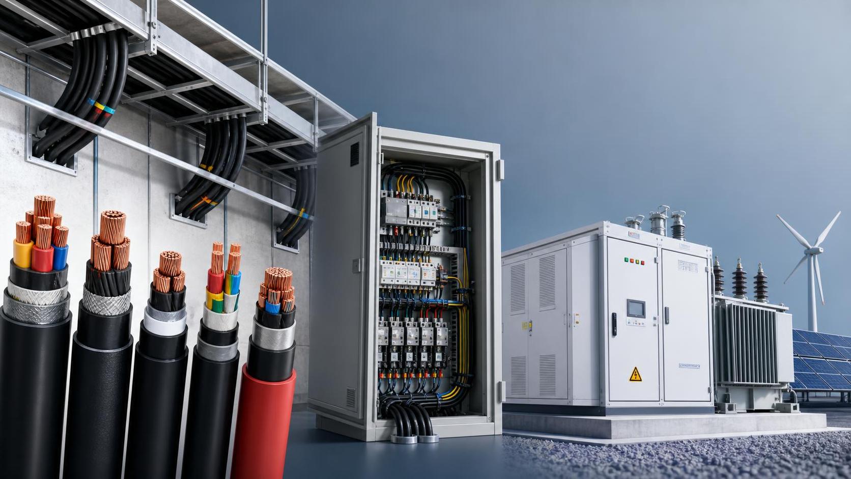 Typical Cable Application Scenarios Across Buildings, Industry, and Energy Projects